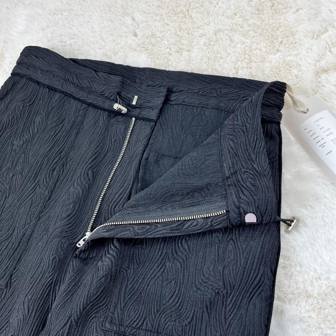 新品　todayful　Jacquard Cargo Pants　ジャガード　黒