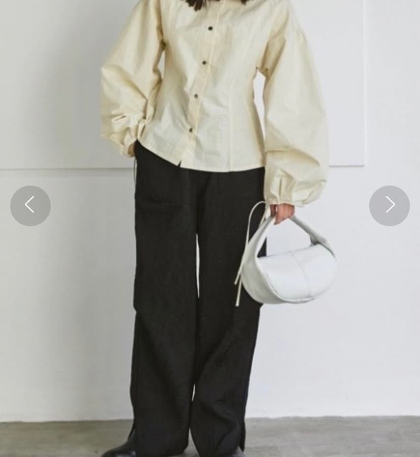 新品　todayful　Jacquard Cargo Pants　ジャガード　黒