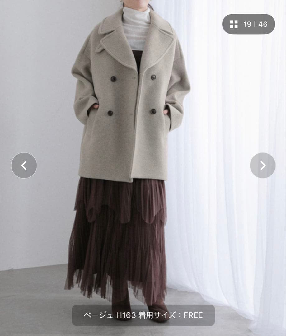 TICCA / ティッカ Pコート　2025AW