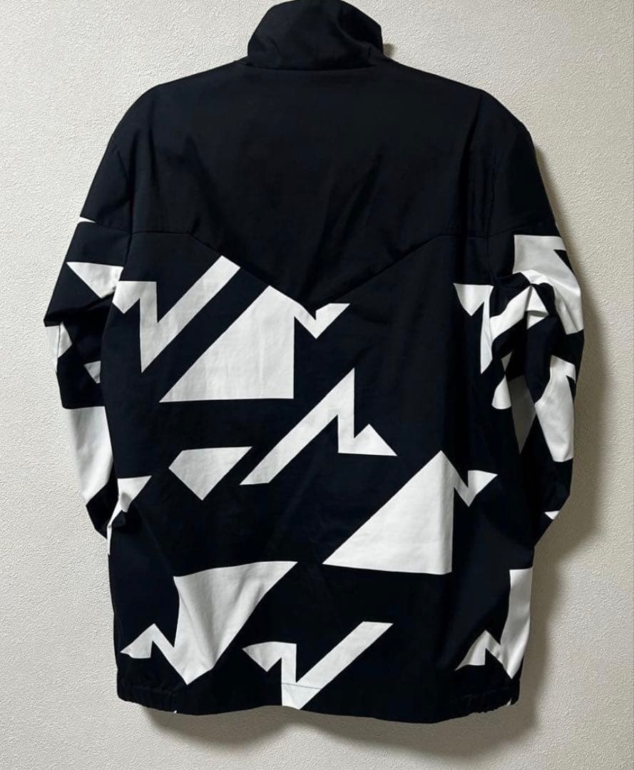 DESCENTE GOLF フルジップジャケット Lサイズ ブラック/ホワイト