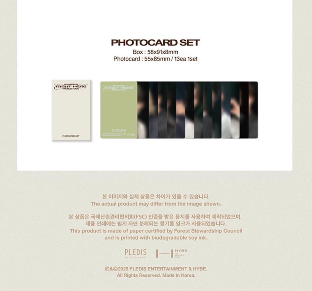 ミュージック SEVENTEEN RIGHT HERE WORLD TOUR