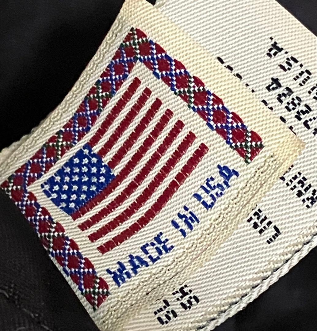 スタジャン ウール レザー 黒