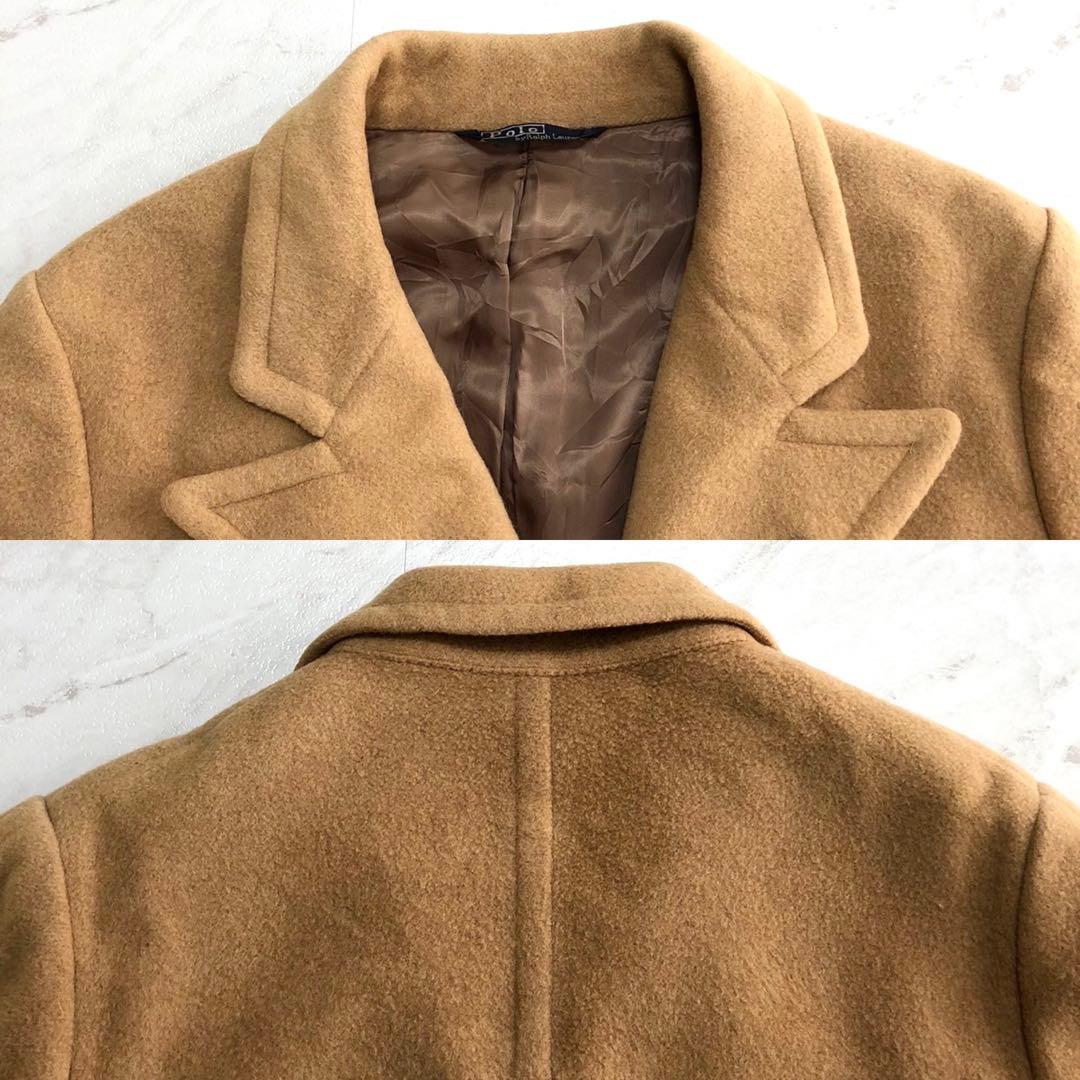 美品✨ポロラルフローレン ダブルチェスターコート キャメル メンズ