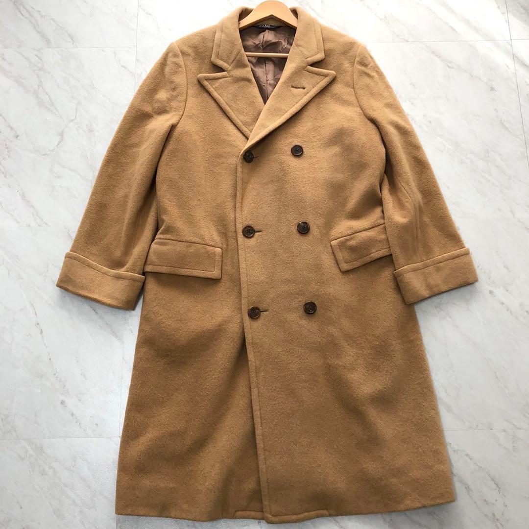 美品✨ポロラルフローレン ダブルチェスターコート キャメル メンズ