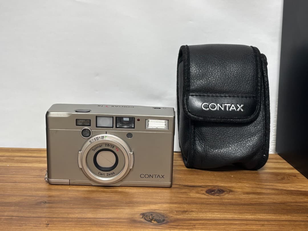 CONTAX Tix コンパクトフィルムカメラ　美品　ケース付き