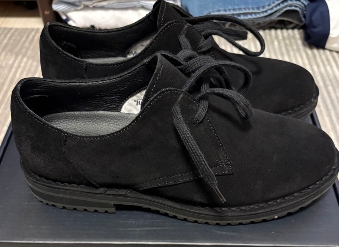 靴 BbbLllAaaHhh PLAIN-TOE SHOES IN BLACK