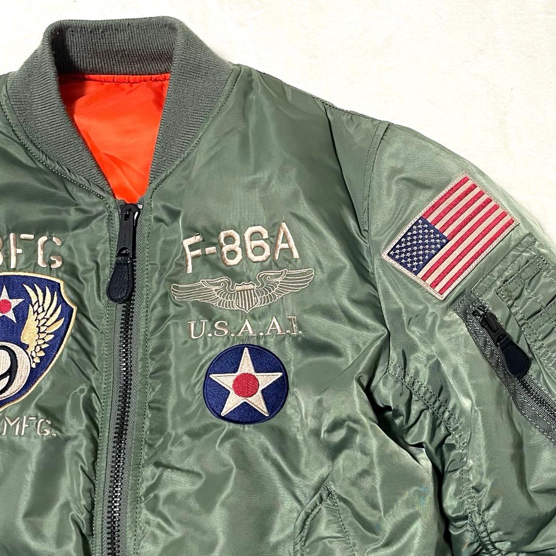 AVIREX フライングシャークス MA-1フライトジャケット M