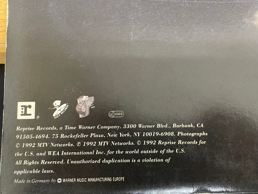 Eric Clapton - Unplugged LP オリジナル盤