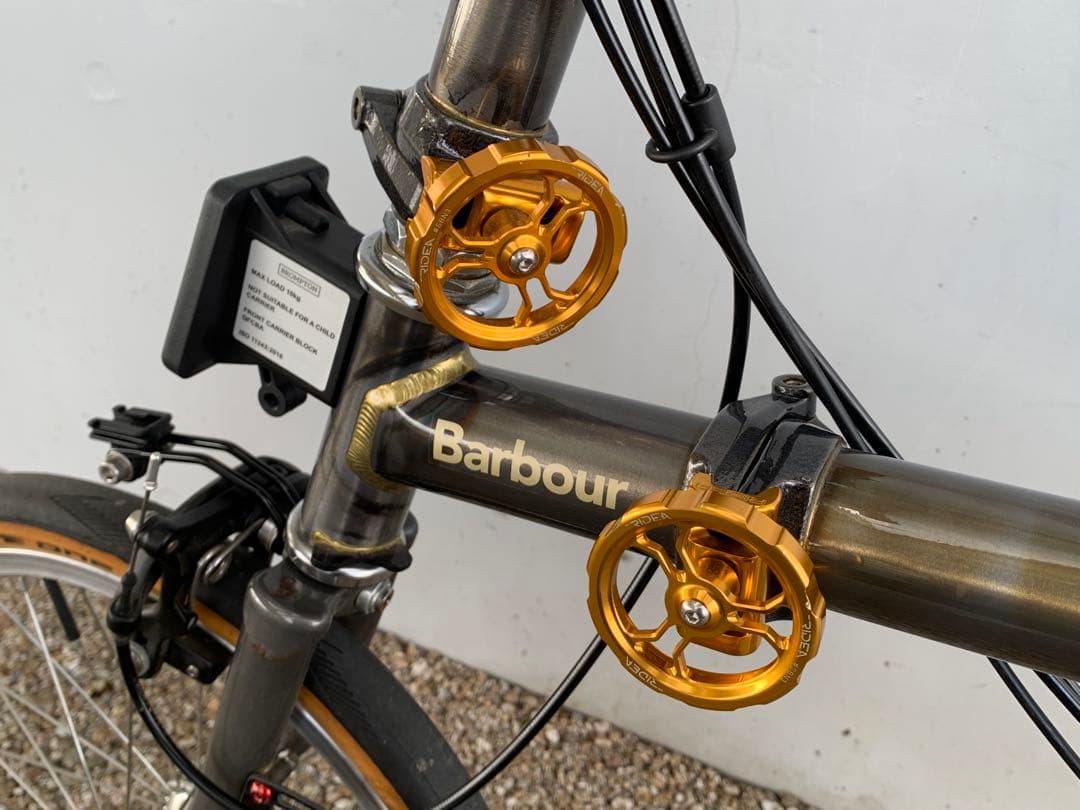 ■Brompton S6E Raw-Lacquer Barbour カスタム■