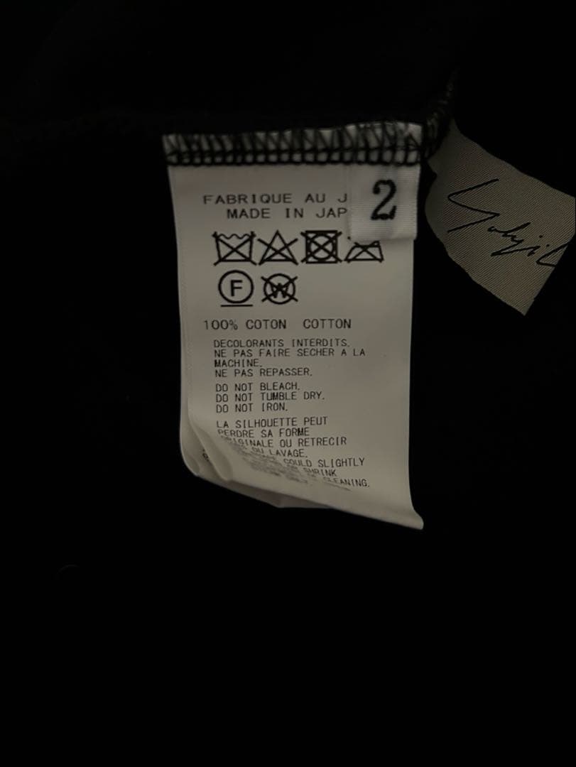 Yohji yamamoto ハイネック　長袖Tシャツ