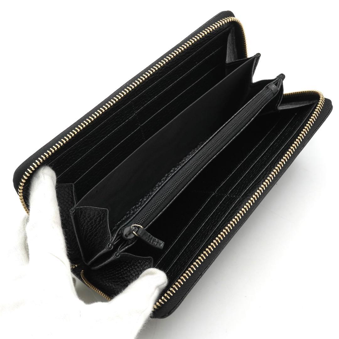 ✨新品未使用・箱付き✨　GUCCI 長財布　ソーホー　インターロッキング　黒色