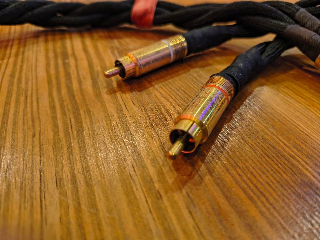 AUDIO FSK クローム格付きピンケーブル/1ｍ