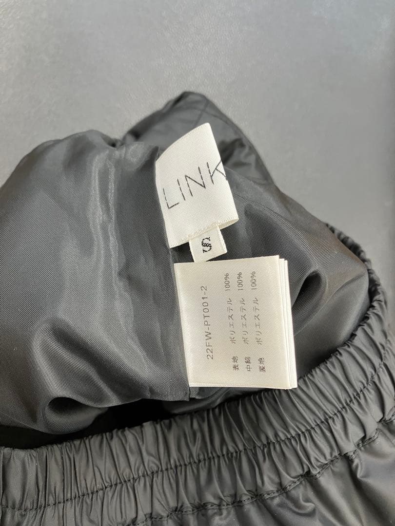 リンカブル パフショートパンツ マットブラック　LINK+ABLE