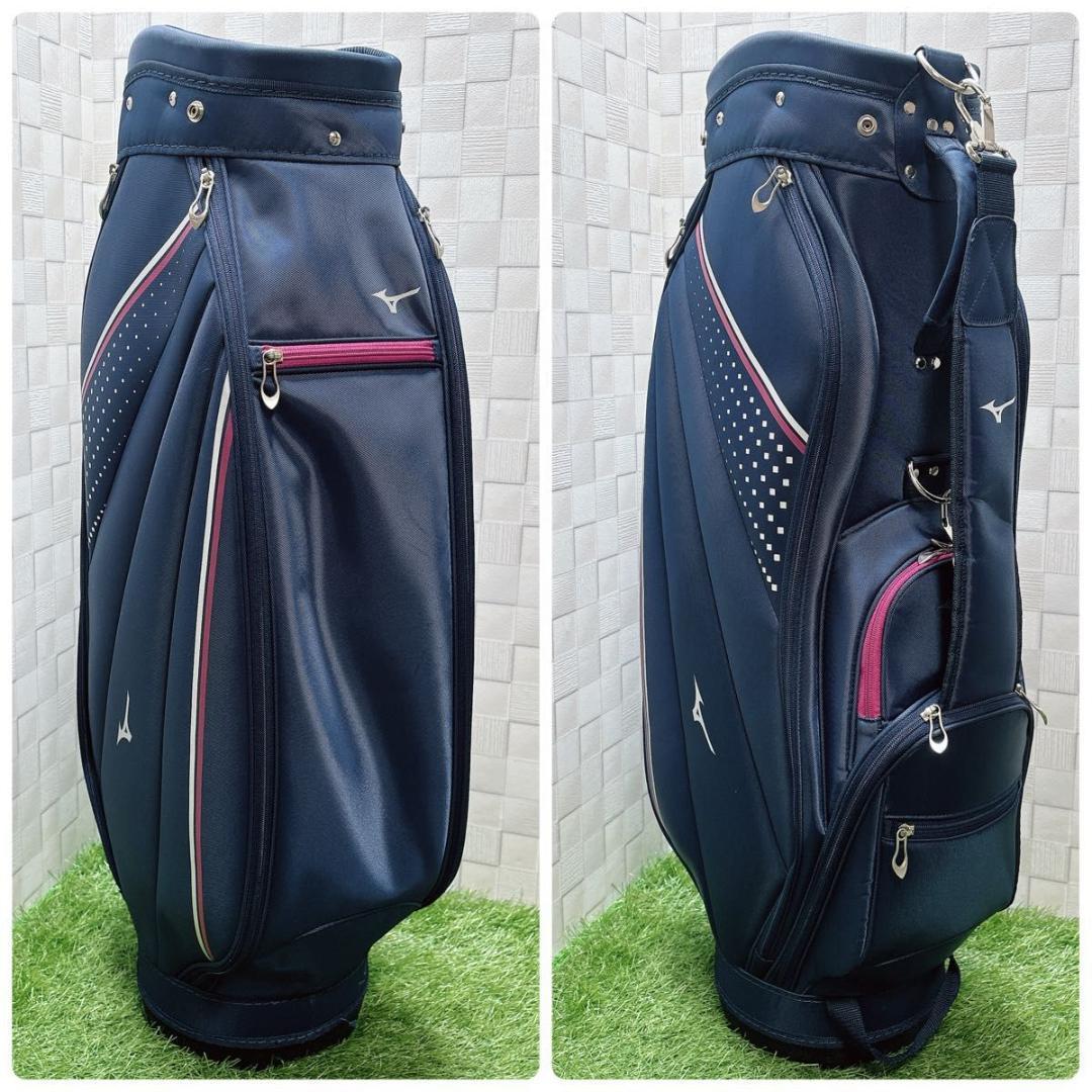 ミズノ ジオテック レディースゴルフ 10本 キャディバッグ付き L 右利き