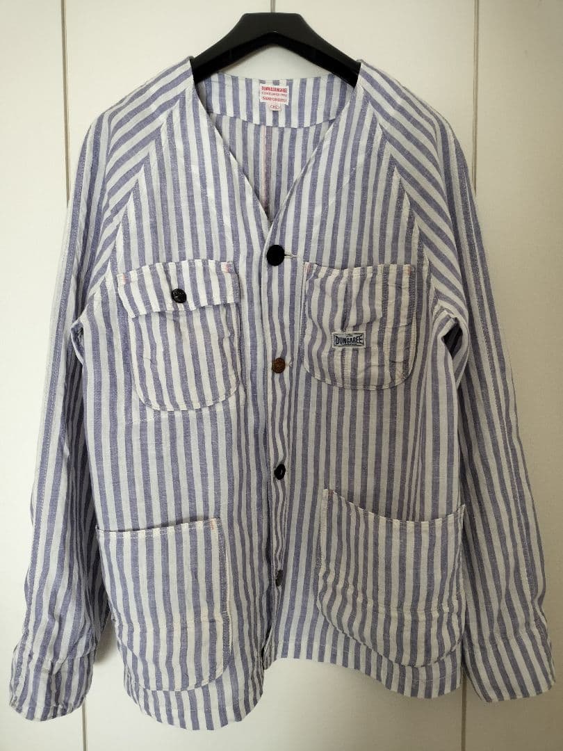 未使用★デニム&ダンガリー02 リネン ノーカラー ゴートゥーハリウッドFITH