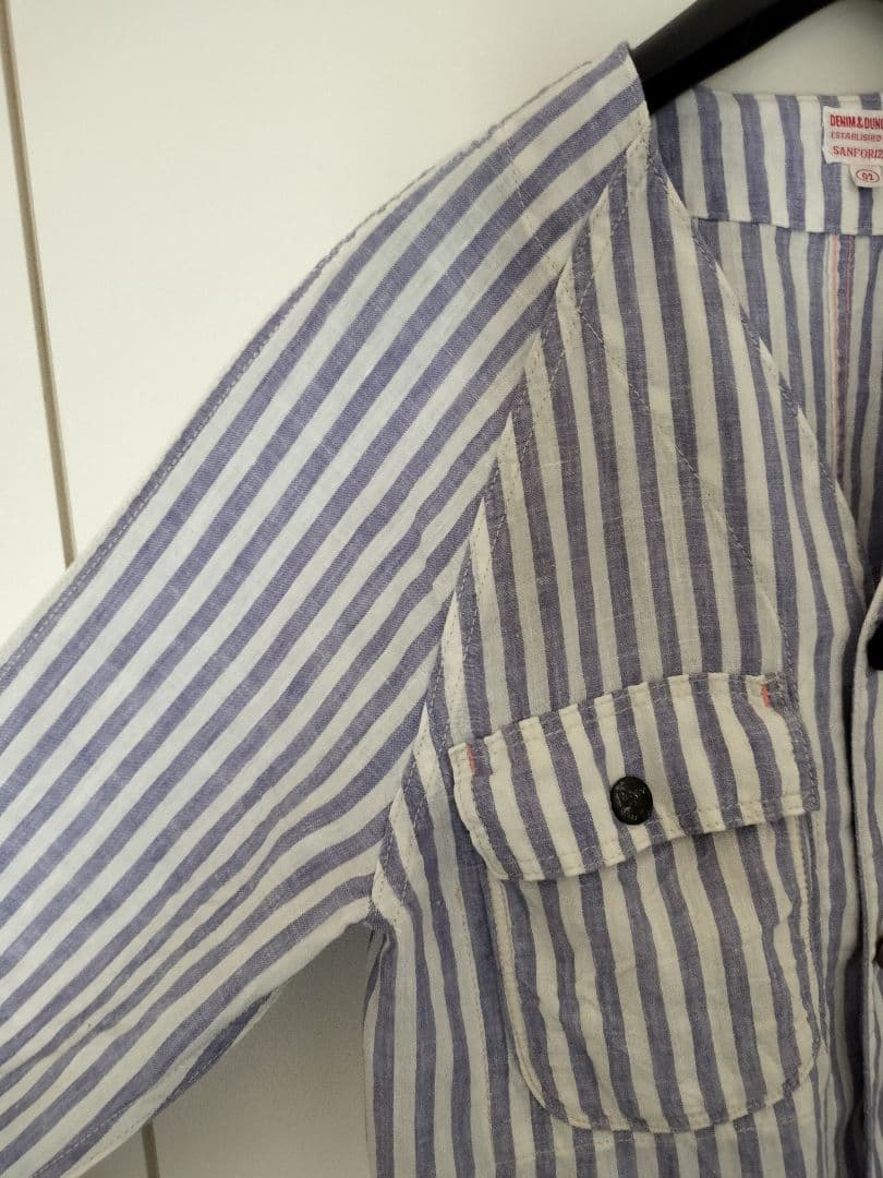 未使用★デニム&ダンガリー02 リネン ノーカラー ゴートゥーハリウッドFITH