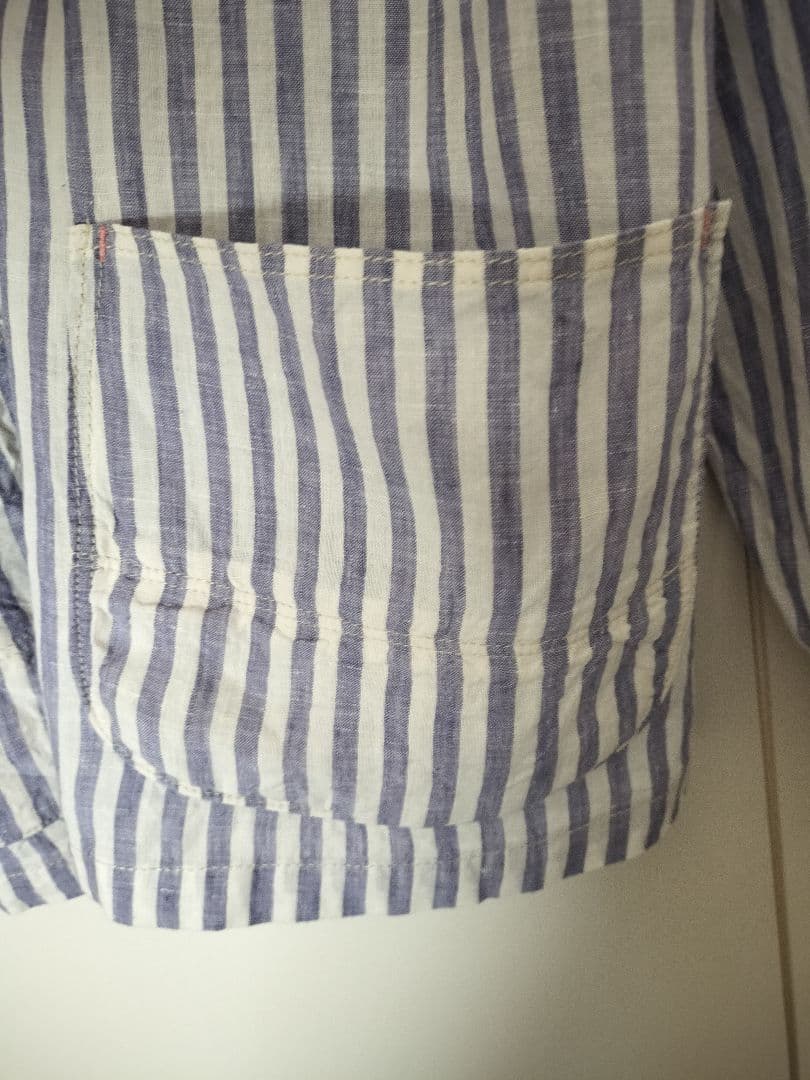 未使用★デニム&ダンガリー02 リネン ノーカラー ゴートゥーハリウッドFITH