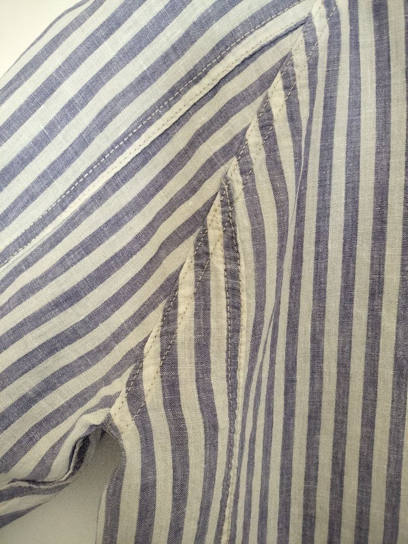 未使用★デニム&ダンガリー02 リネン ノーカラー ゴートゥーハリウッドFITH