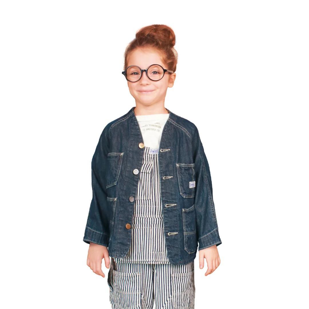 未使用★デニム&ダンガリー02 リネン ノーカラー ゴートゥーハリウッドFITH