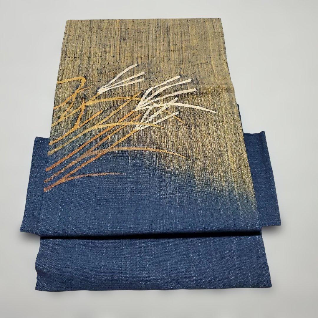 ②高級帯　　二部式　　【すすき】