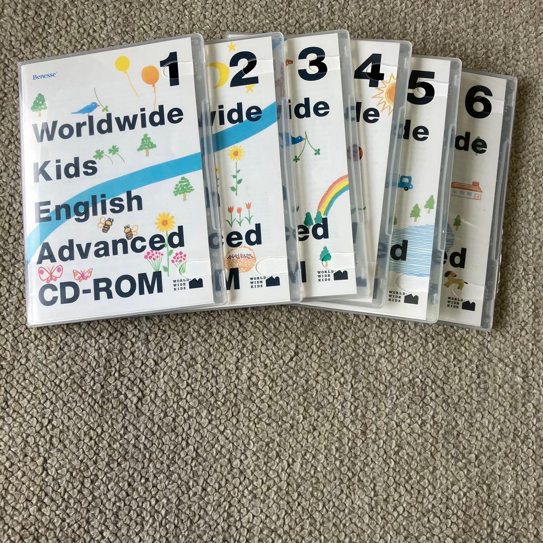 ワールドワイドキッズ DVD&CD-ROM stage 0〜6 人形付き