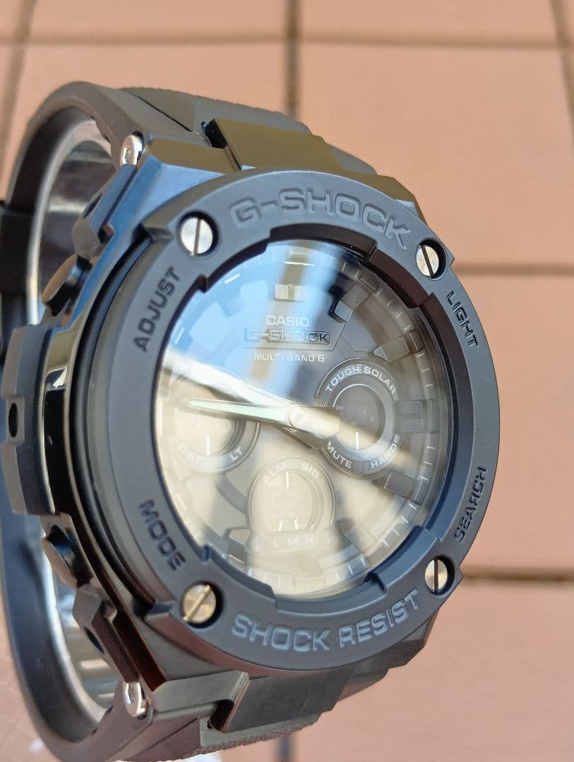タイムセール G-SHOCK GST-W300G Gスチール 電波ソーラー