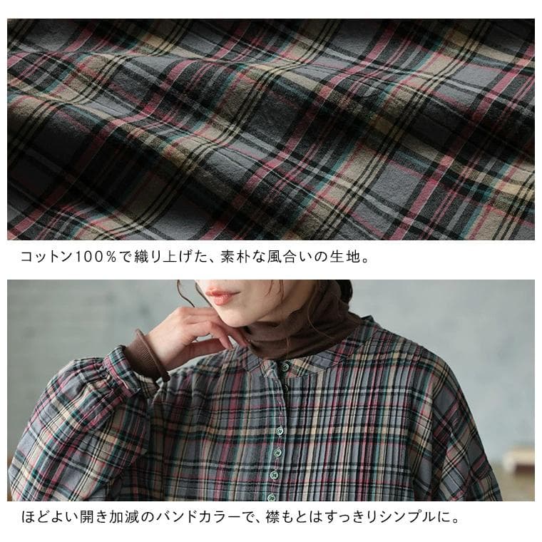 ソウルベリー　チェックのワンピース