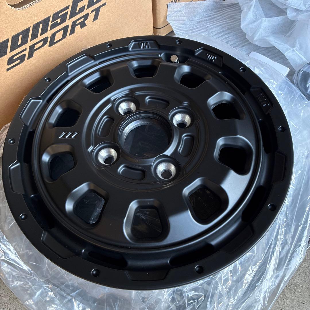 たてさん専用da17v エブリイバン ホイール４本 モンスタースポーツ