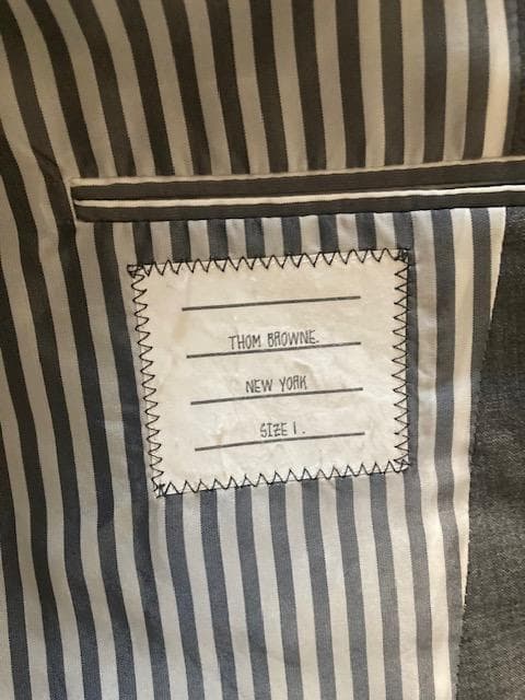 THOM BROWNE テーラードジャケット グレー サイズ1
