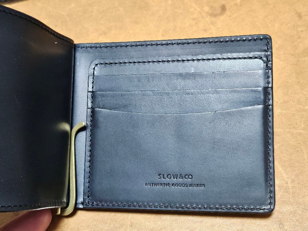 SLOW&CO レザー マネークリップ