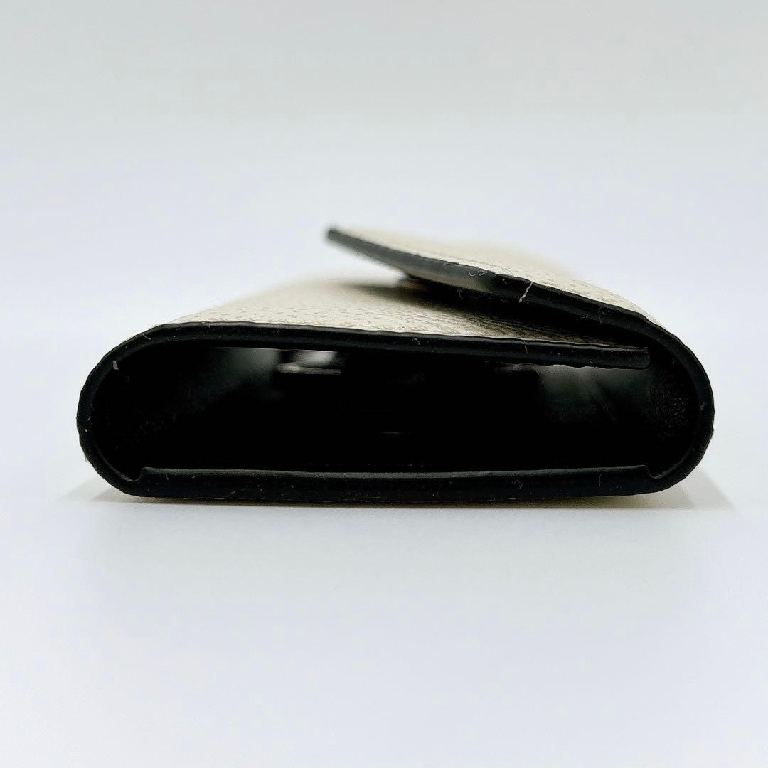 極美品 ＊ ボナベンチュラ レザー 4連キーケース＋キーリング アイボリー