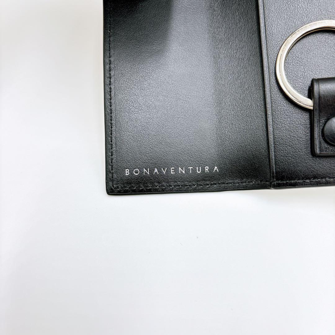 極美品 ＊ ボナベンチュラ レザー 4連キーケース＋キーリング アイボリー