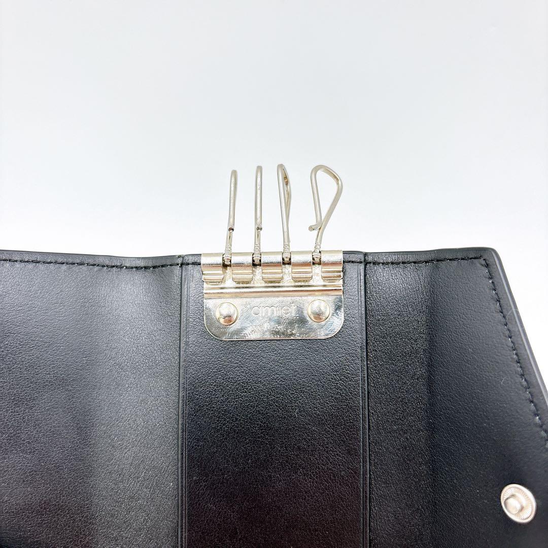 極美品 ＊ ボナベンチュラ レザー 4連キーケース＋キーリング アイボリー