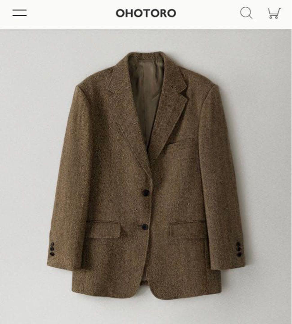 OHOTORO “Edinburgh wool jacket”