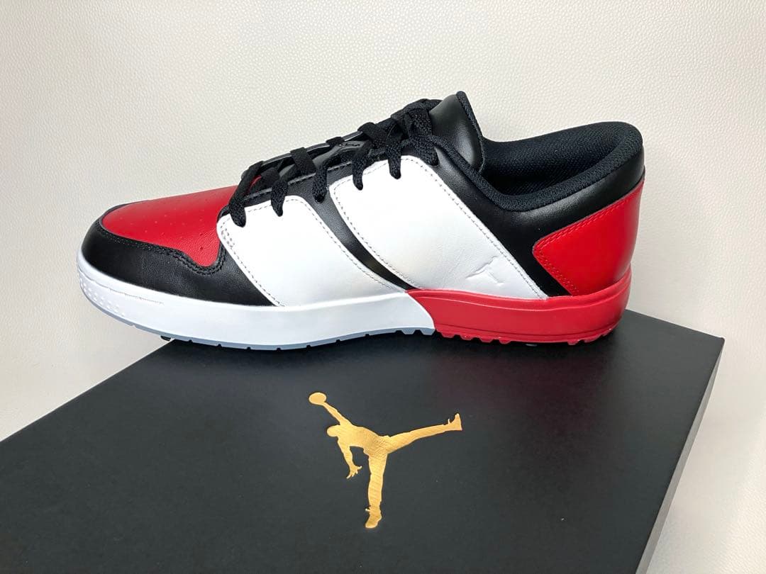 NIKE ナイキ　ゴルフシューズ ジョーダン1 ブルズカラー　ローカット