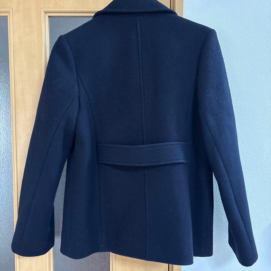 マッキントッシュ 38 ウール ネイビー ダブルブレストピーコート