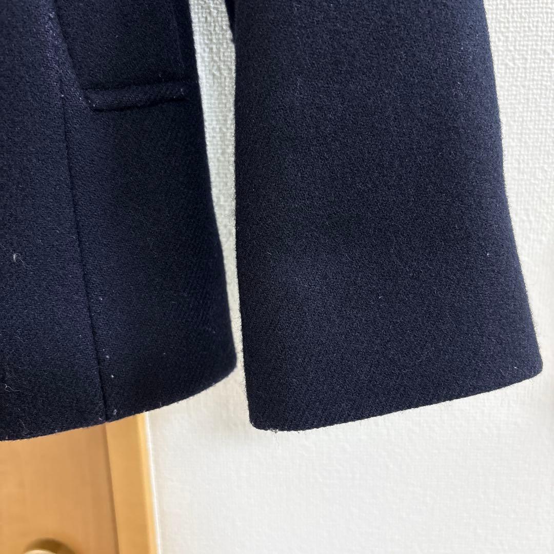 マッキントッシュ 38 ウール ネイビー ダブルブレストピーコート