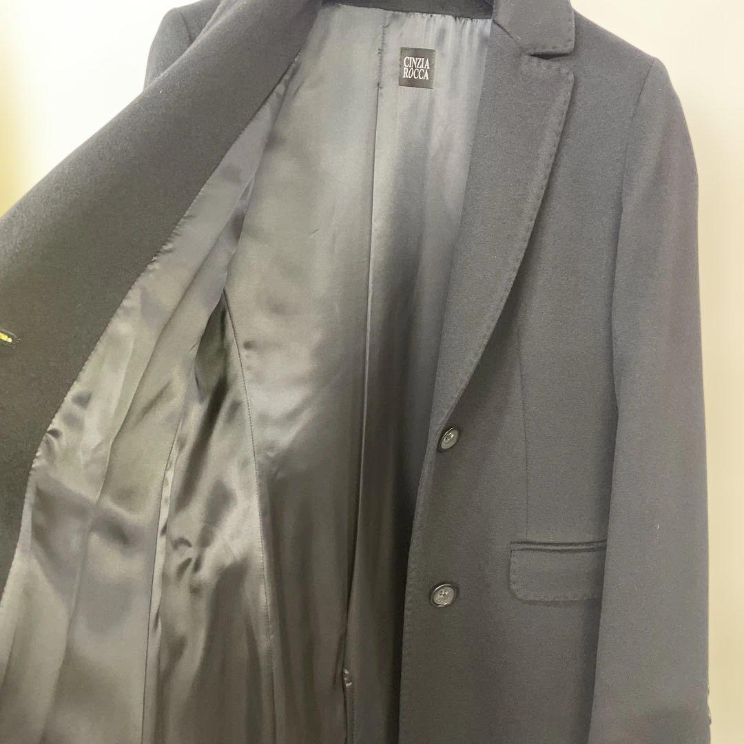 CINZIA ROCCAシンツィアロッカ新品タグ付き　レディースコート　ブラック
