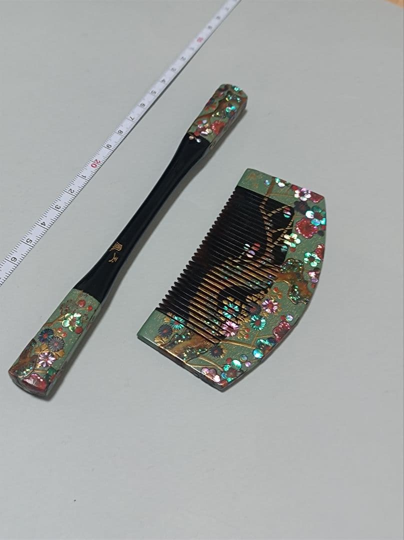 櫛笄 蒔絵 螺鈿