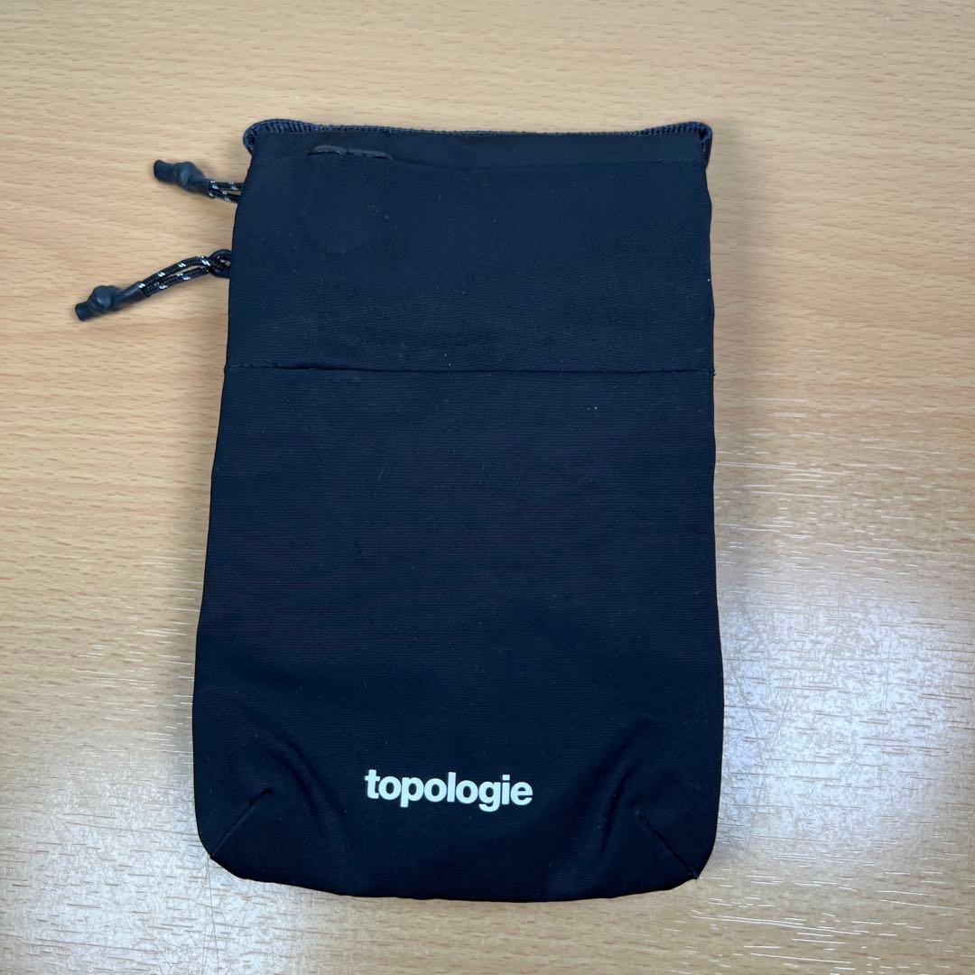 トポロジー　サコッシュ 8ミリロープストラップ　セット　黒