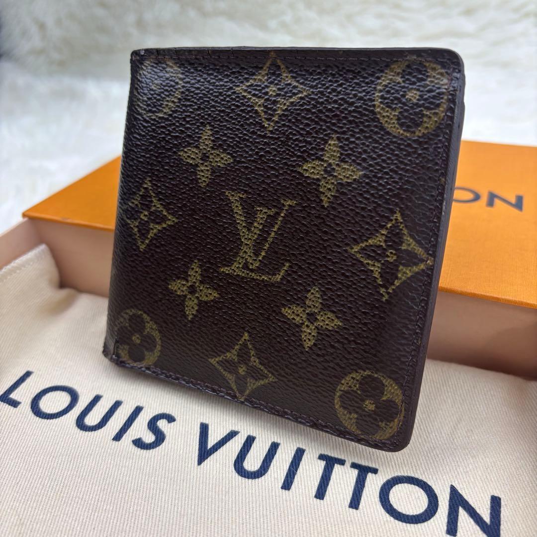 ルイヴィトン モノグラム ポルトフォイユ　マルコ 二つ折り財布