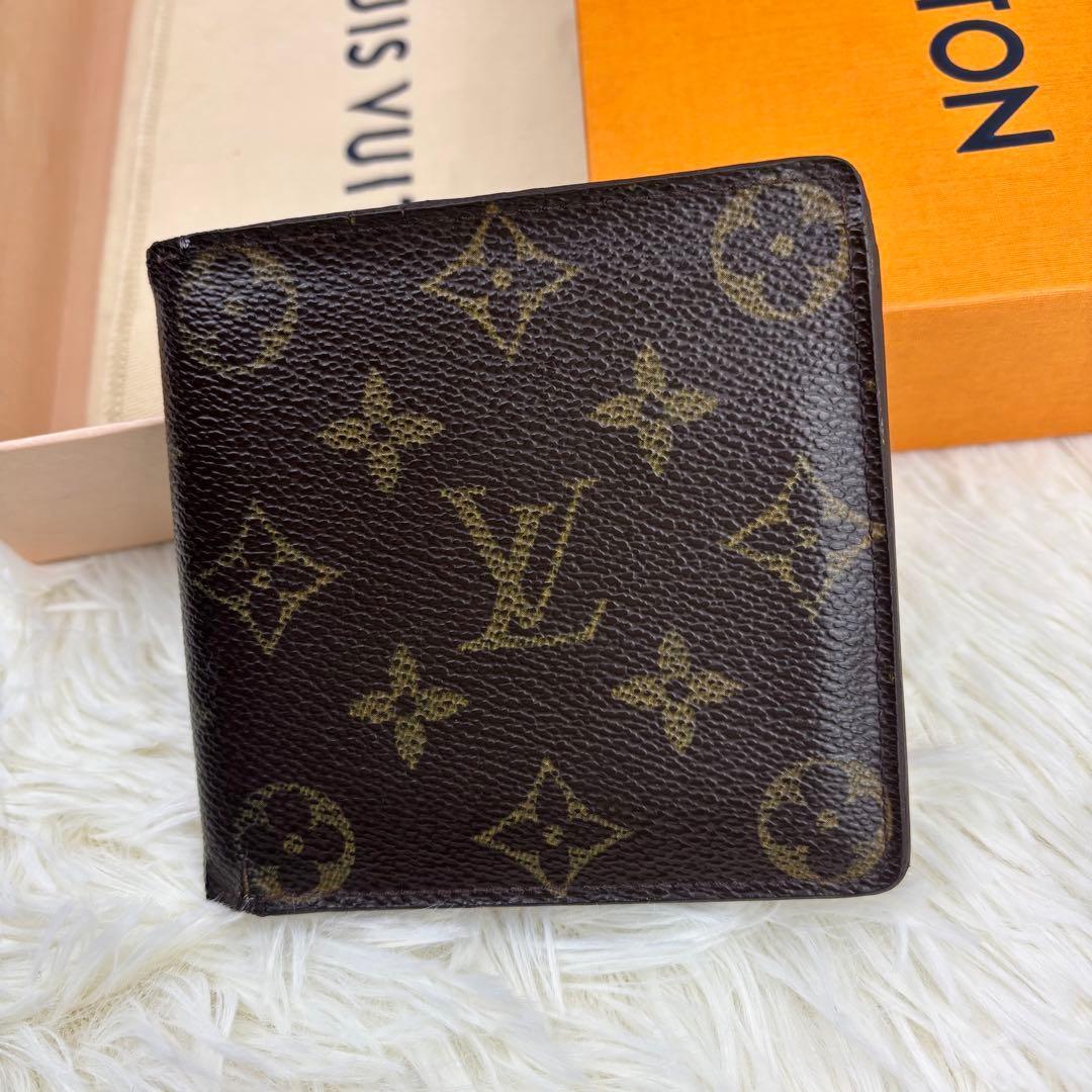 ルイヴィトン モノグラム ポルトフォイユ　マルコ 二つ折り財布