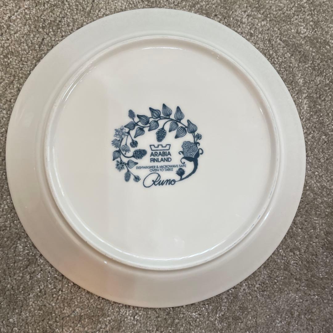 旧ロゴアラビアルノRUNO ウィンタースター 21cmプレート2枚セット