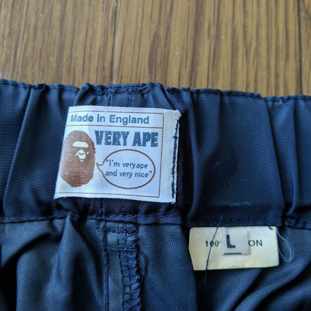 ★APE エイプ 初期 VERYAPE ベリーエイプ 2way ナイロンパンツ★