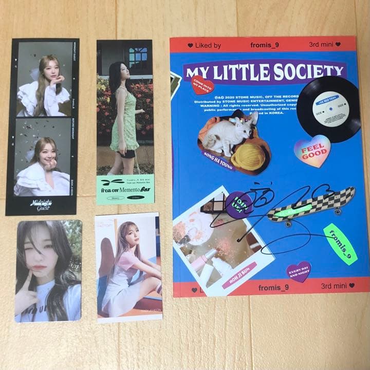 fromis_9 ジホン　トレカ&サイン入りアルバム