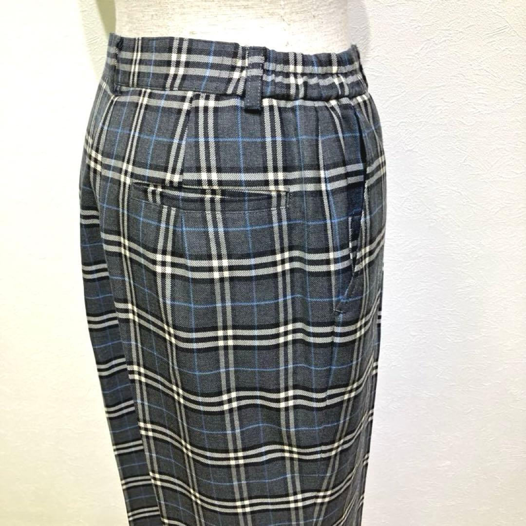 ☆美品☆Burberrys ヴィンテージ　チェック柄パンツ　羊毛　サイズ11AR