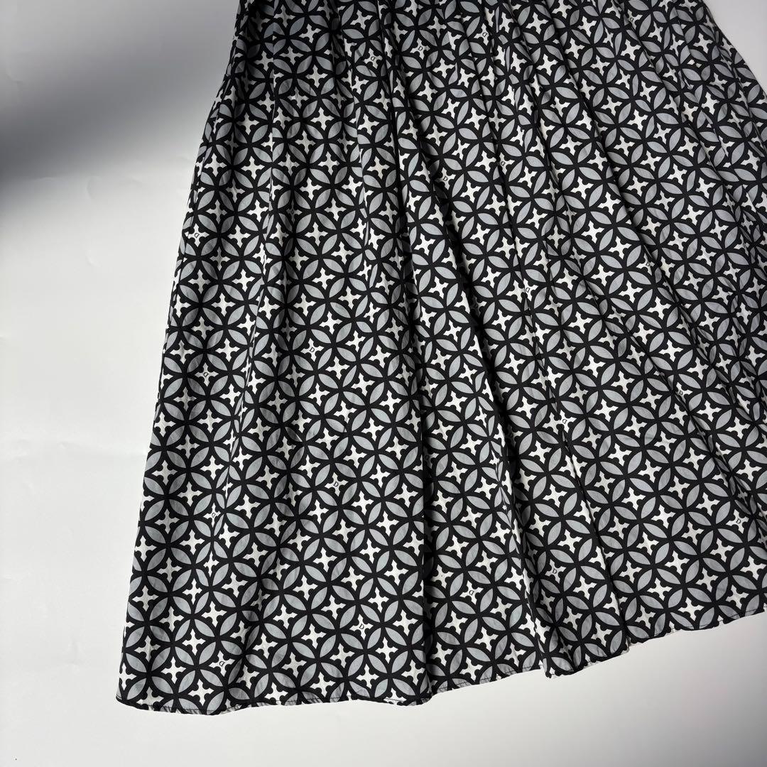 美品　完売　DRESSTERIOR オーバーラップサークルコンビワンピース 36