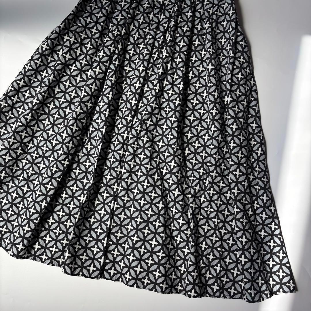 美品　完売　DRESSTERIOR オーバーラップサークルコンビワンピース 36