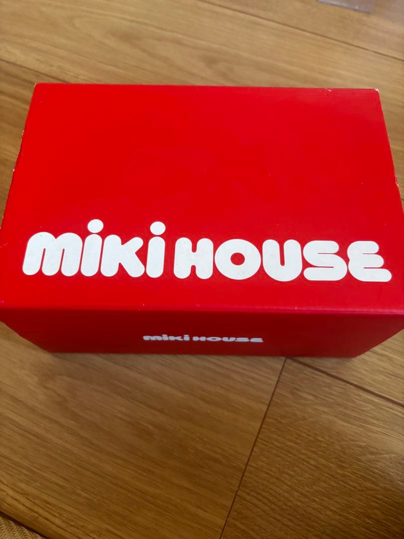 ミキハウス ウサギ刺繍 スリッポン 17cm