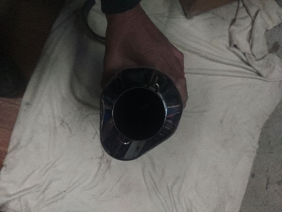 WR'S ステンレス サイレンサークランプ付き　中古　美品